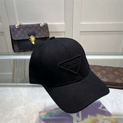 prada drill baseball cap|Prada nylon caps.